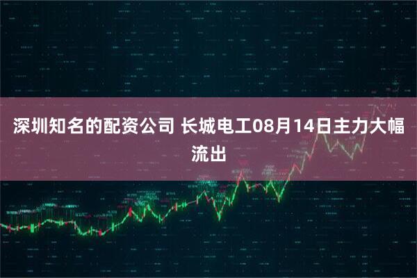 深圳知名的配资公司 长城电工08月14日主力大幅流出