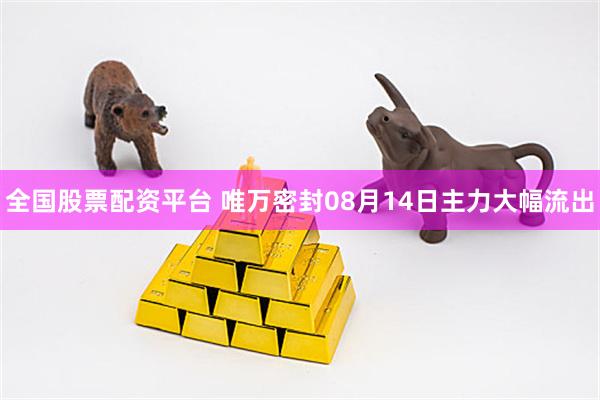全国股票配资平台 唯万密封08月14日主力大幅流出